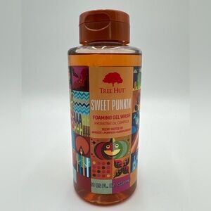 Tree Hut Sweet Pumpkin Foaming Gel Wash 18oz NEW Sealed Fall Body Wash